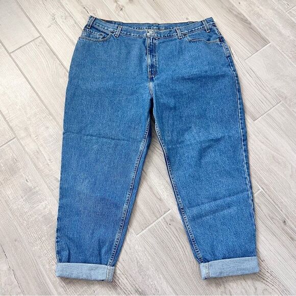 Vintage Y2K Levi 550 Relaxed Fit Tapered Leg women's size W24 M - Picture 1 of 2